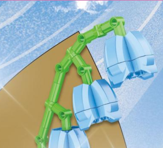 konwalia majowa: kwiatek z klocków 3d