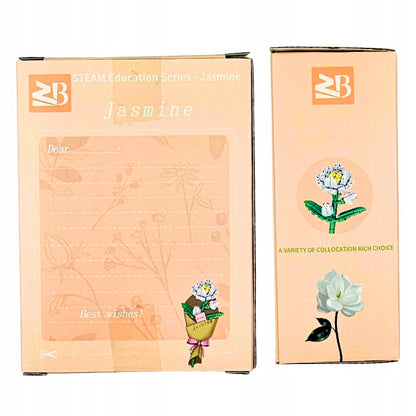Jaśmin Flower: Kwiatek z Klocków 3D